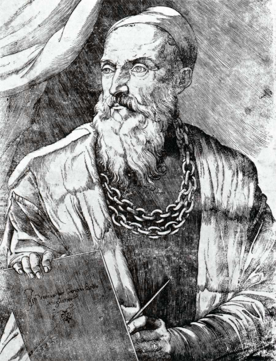 Giovanni Britto Self-Portrait by Titian - Hand Painted Oil Painting