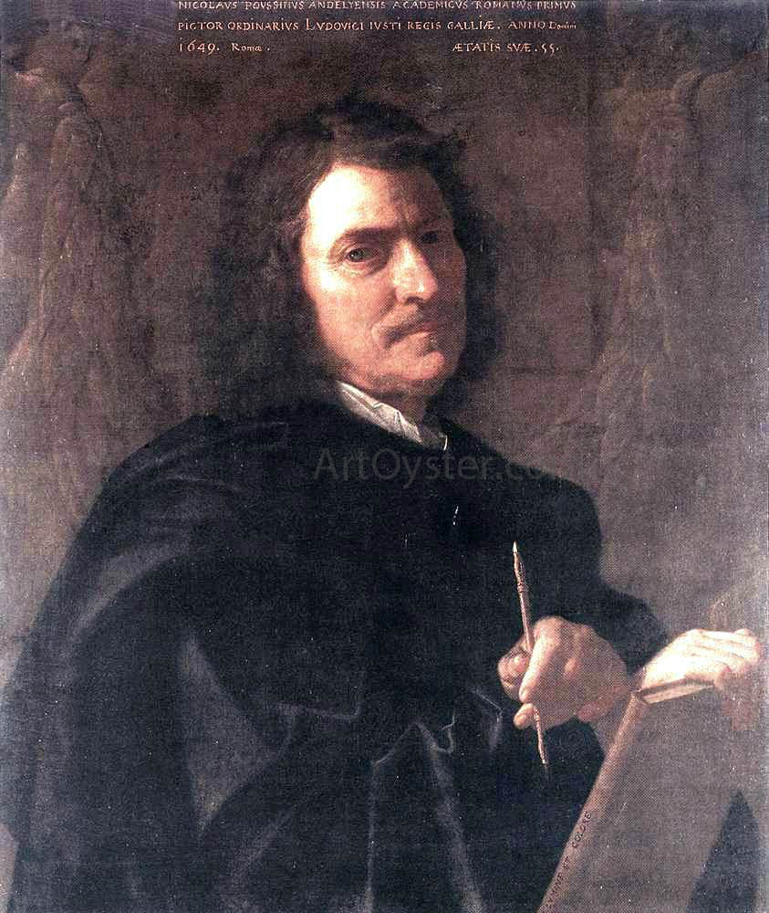 Nicolas Poussin Self-Portrait - Hand Painted Oil Painting