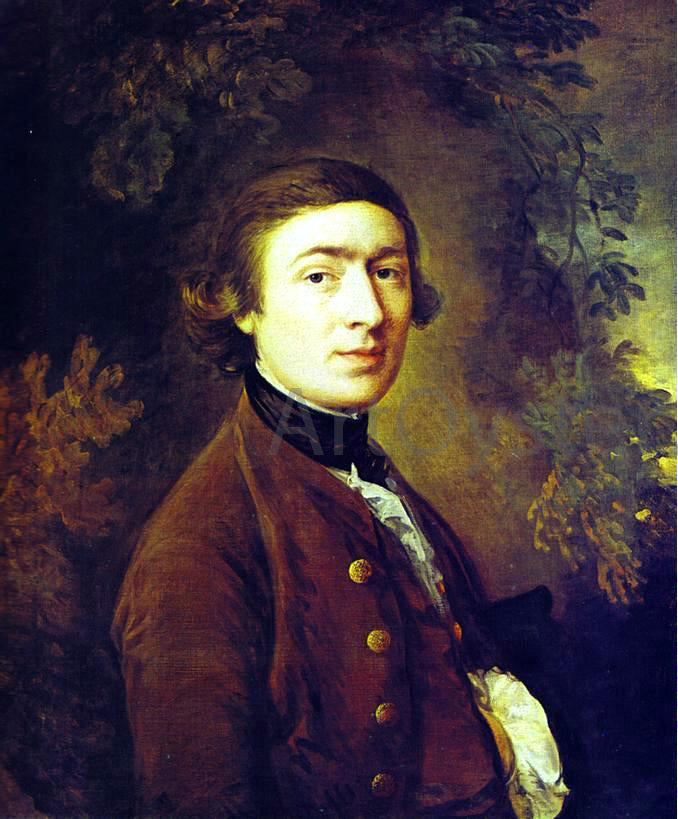 Thomas Gainsborough Self-Portrait - Hand Painted Oil Painting