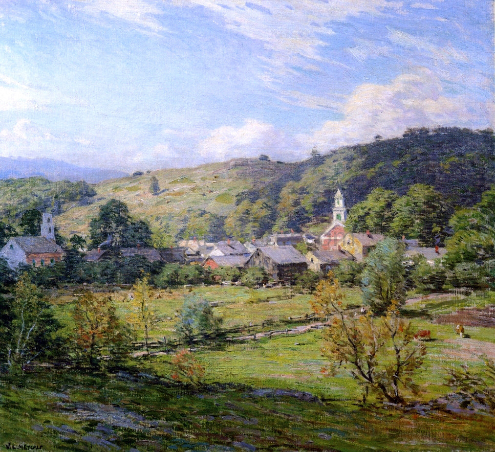 Willard Leroy Metcalf September Morning, Plainfield, New Hampshire - Hand Painted Oil Painting