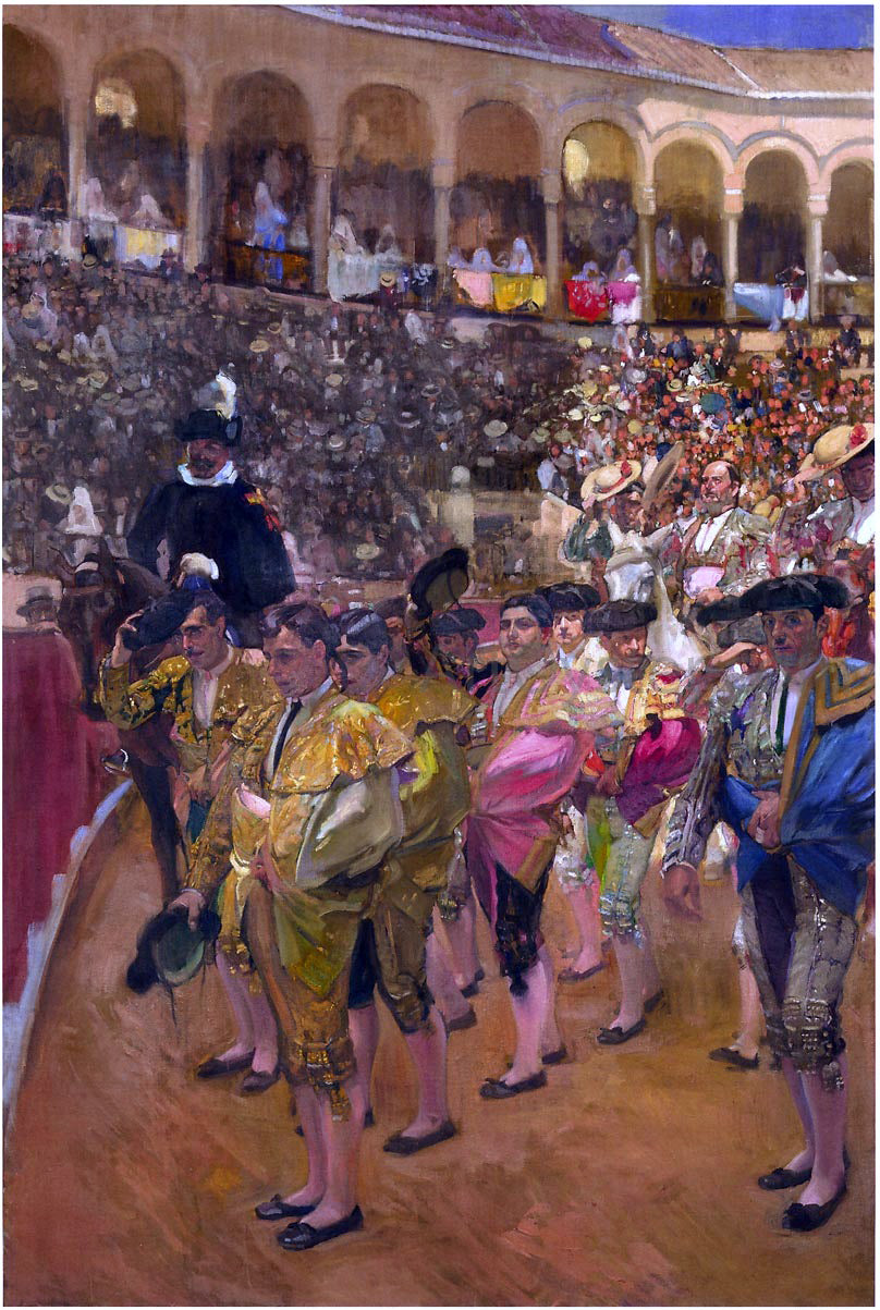 Joaquin Sorolla Y Bastida Seville, the Bullfighters - Hand Painted Oil Painting