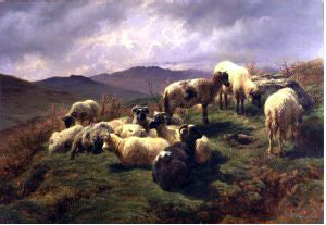  Rosa Bonheur Sheep in the Highlands - Hand Painted Oil Painting