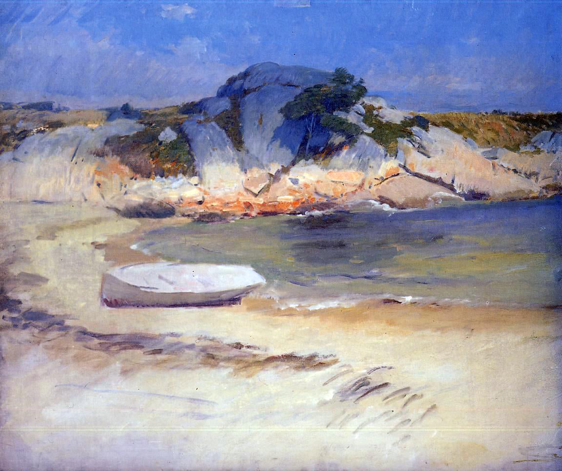 Frank Duveneck Sheltered Cove - Hand Painted Oil Painting