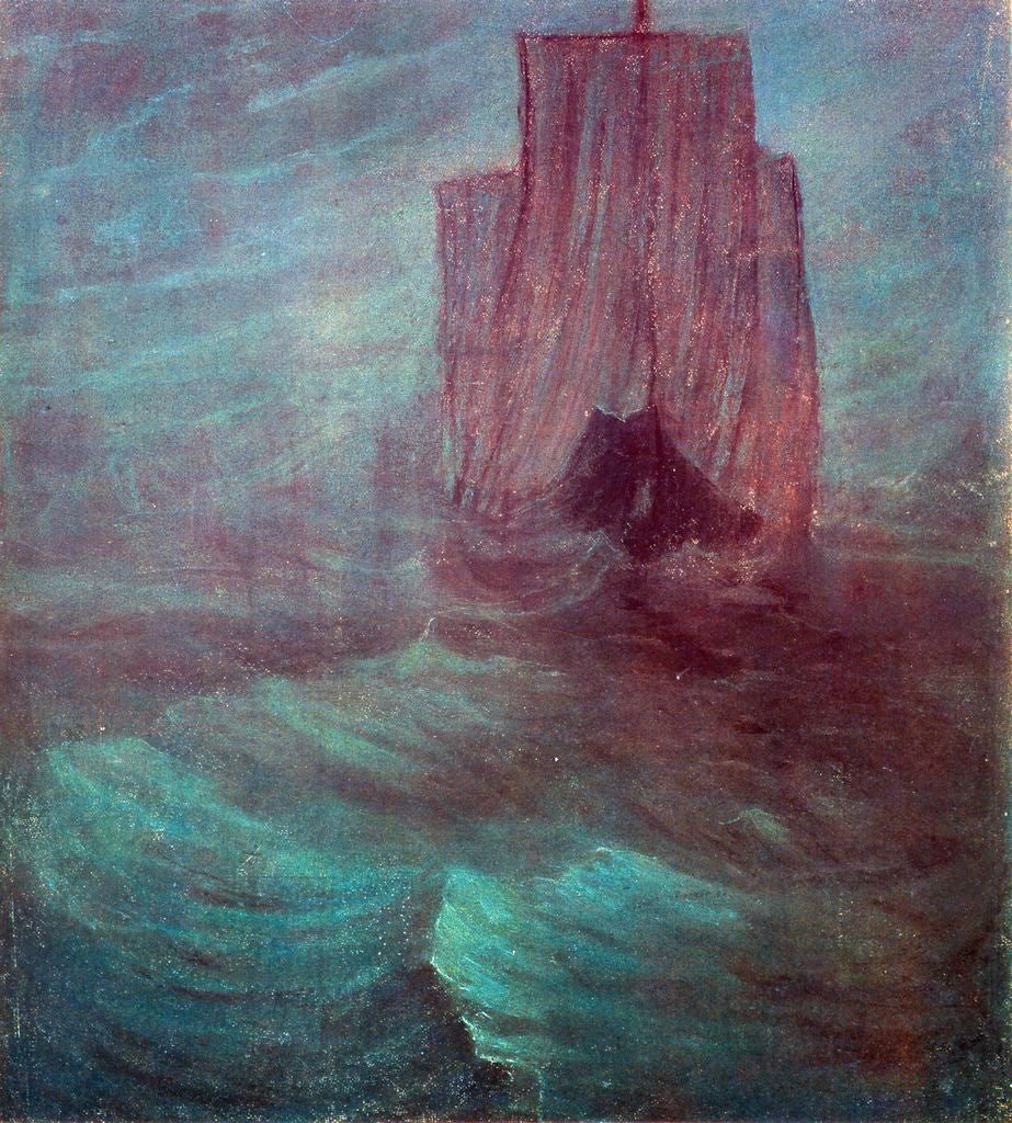 Mikalojus Ciurlionis Ship - Hand Painted Oil Painting