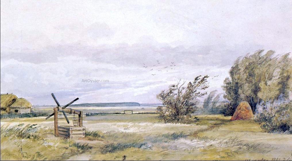 Ivan Ivanovich Shishkin Shmelevka, Windy Day - Hand Painted Oil Painting