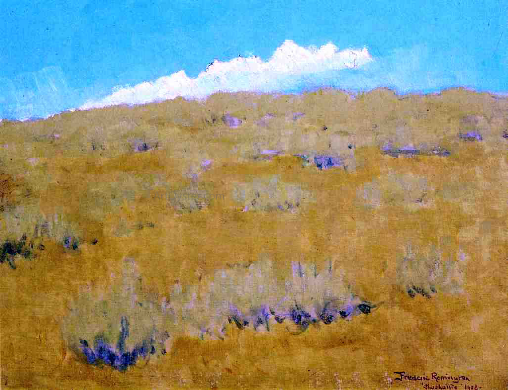 Frederic Remington Shoshonie - Hand Painted Oil Painting