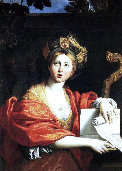Domenichino Sibyl - Hand Painted Oil Painting