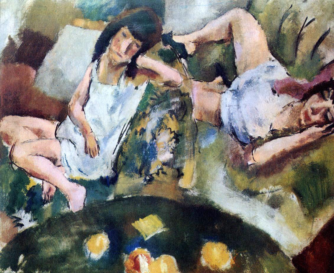 Jules Pascin Siesta - Hand Painted Oil Painting