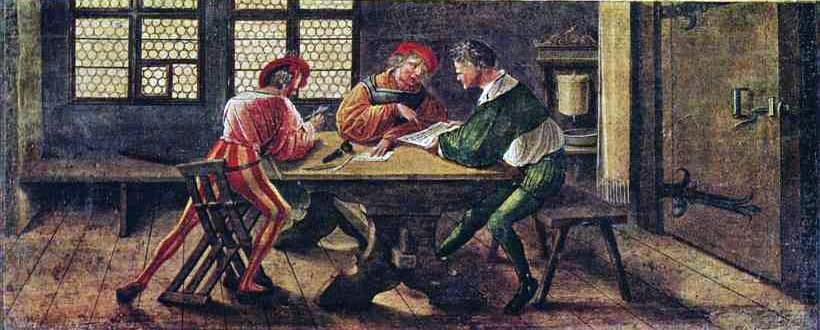 The Younger Hans Holbein Signboard for a Schoolmaster - Hand Painted Oil Painting