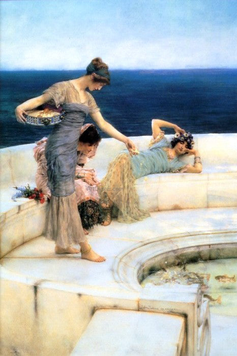 Sir Lawrence Alma-Tadema Silver Favourites - Hand Painted Oil Painting