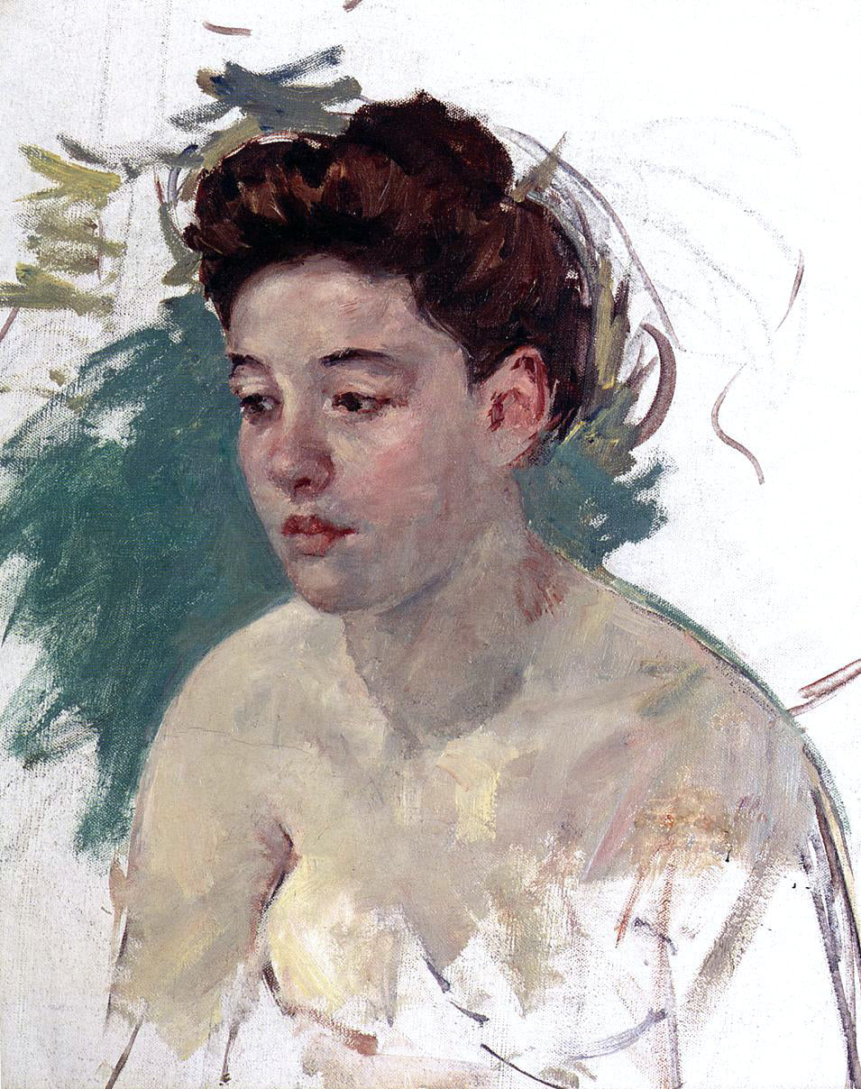 Mary Cassatt Sketch of Antoinette (no.1) - Hand Painted Oil Painting