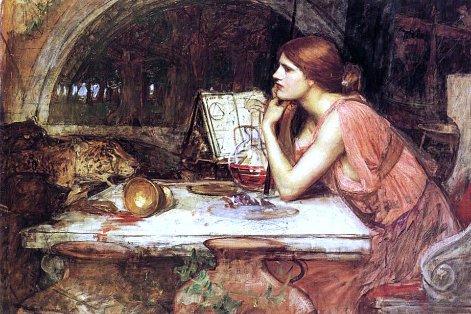 John William Waterhouse Sketch of Circe - Hand Painted Oil Painting
