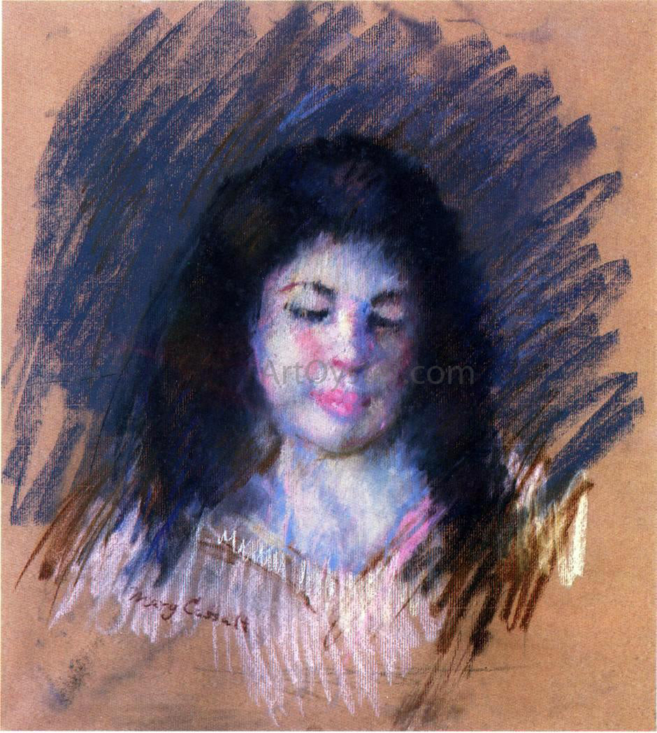 Mary Cassatt Sketch of Francoise - Hand Painted Oil Painting
