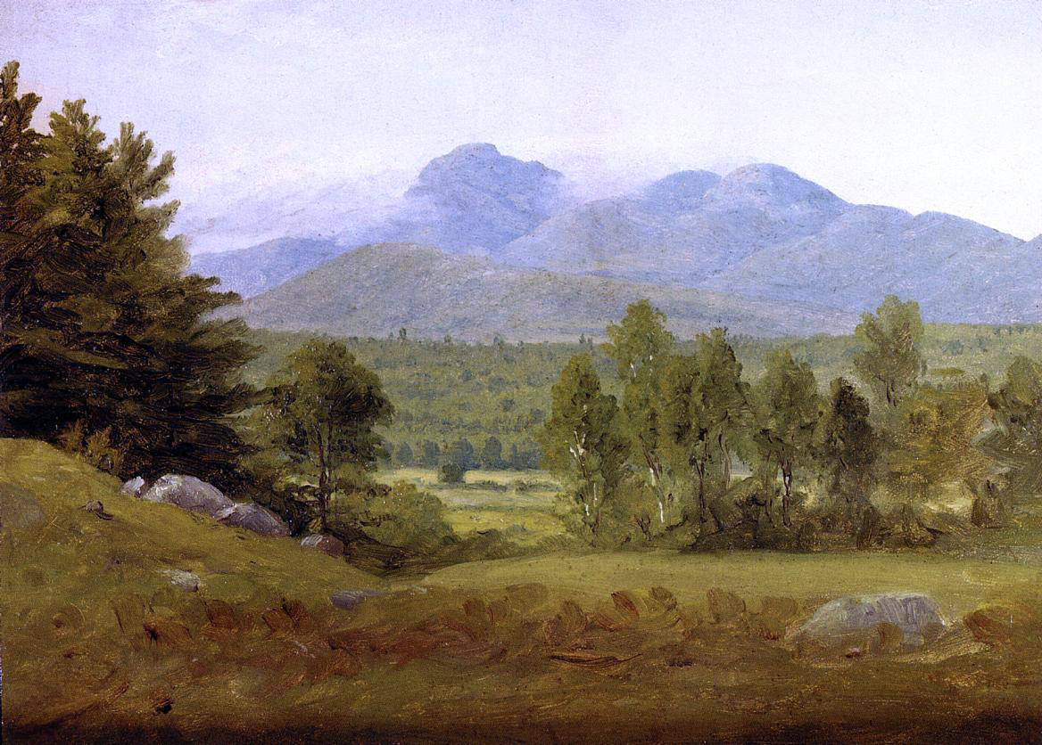  Sanford Robinson Gifford Sketch of Mount Chocorua, New Hampshire - Hand Painted Oil Painting