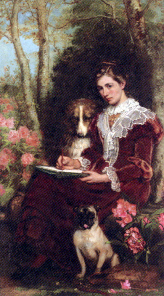 Henry Hetherington Emmerson Sketching Companions - Hand Painted Oil Painting