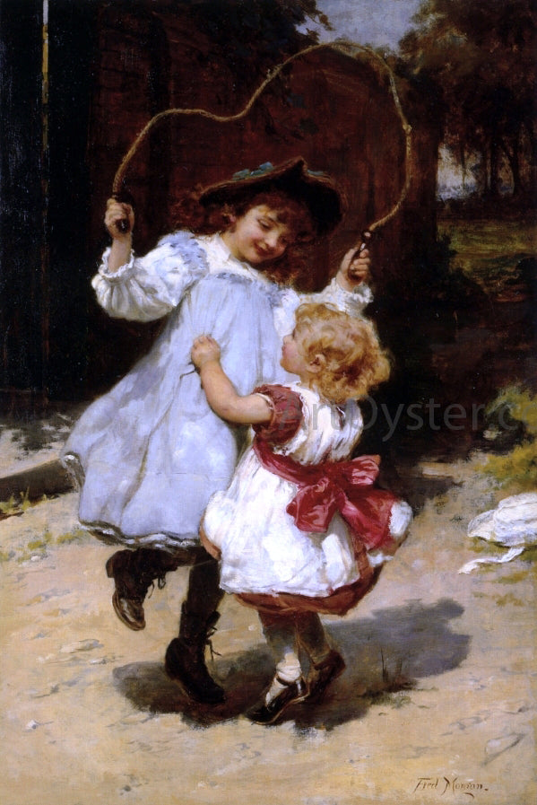 Frederick Morgan Skipping - Hand Painted Oil Painting