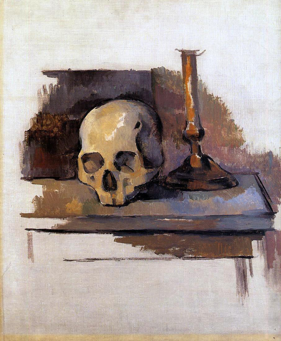 Paul Cezanne Skull - Hand Painted Oil Painting