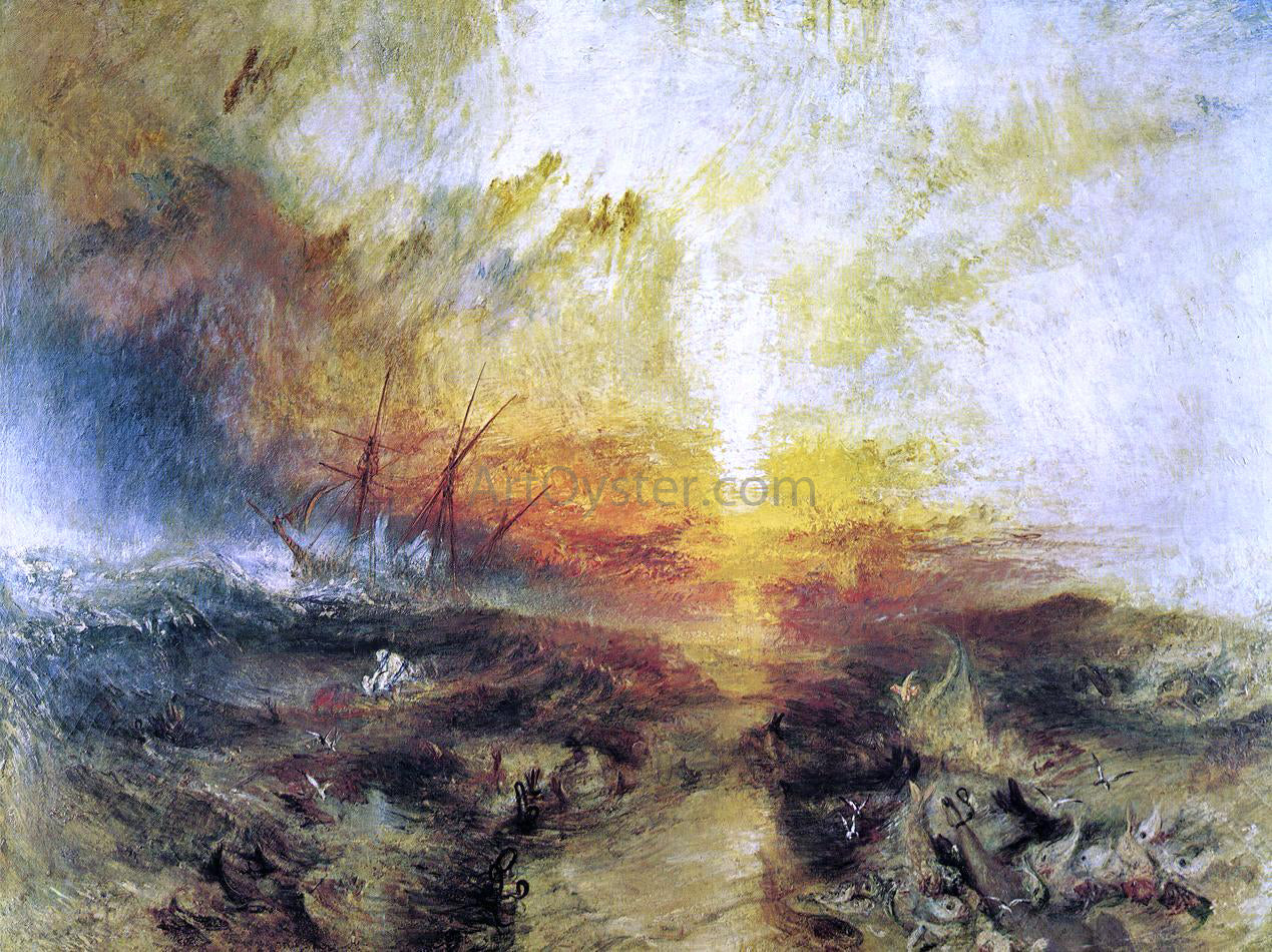 Joseph William Turner Slavers Throwing Overboard the Dead and