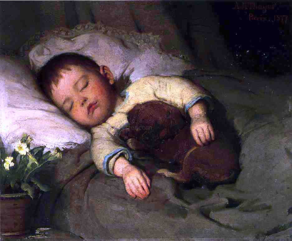 Abbott Handerson Thayer Sleep - Hand Painted Oil Painting
