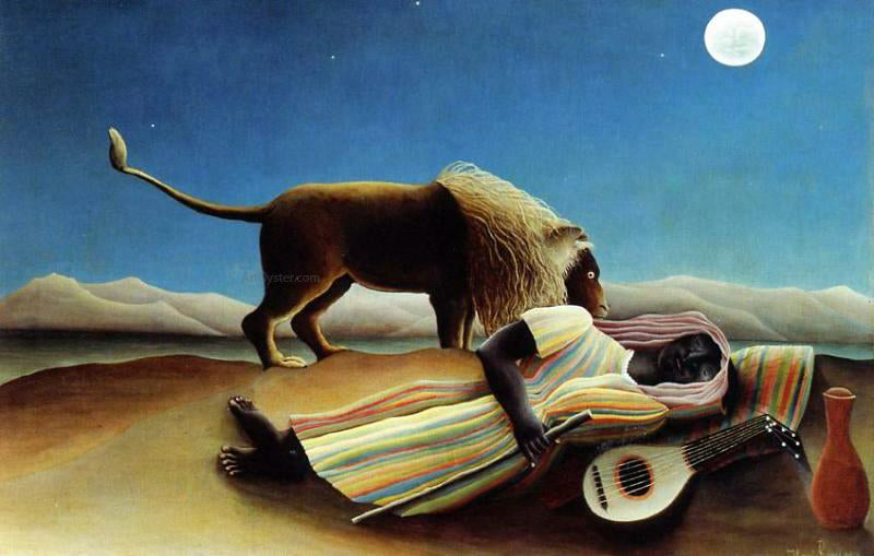 Henri Rousseau Sleeping Gypsy - Hand Painted Oil Painting