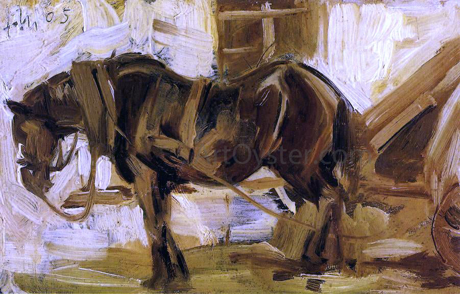 Franz Marc Small Horse Study - Hand Painted Oil Painting