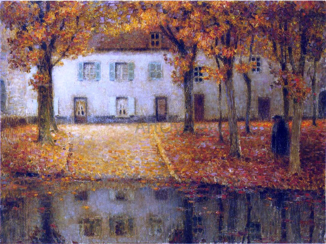 Henri Le Sidaner Small House by the Eau River at Chartres - Hand Painted Oil Painting