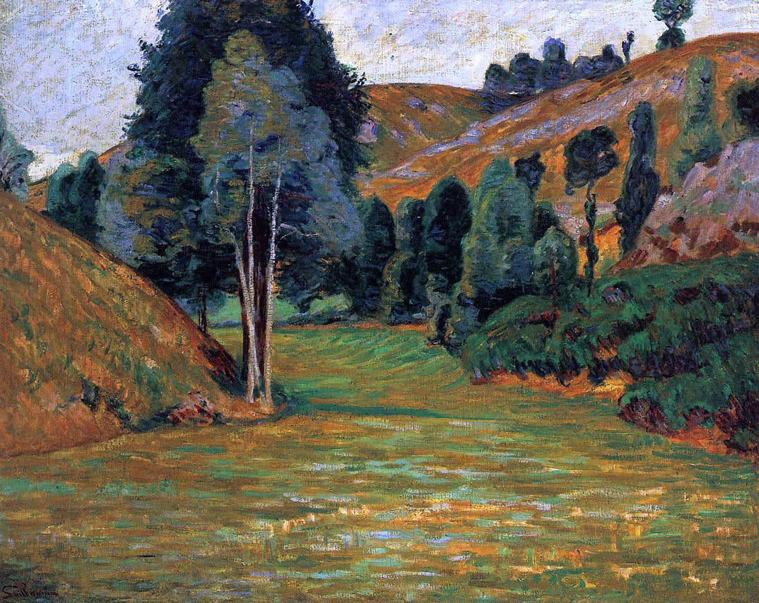 Armand Guillaumin A Small Valley at Pontgibaud - Hand Painted Oil Painting