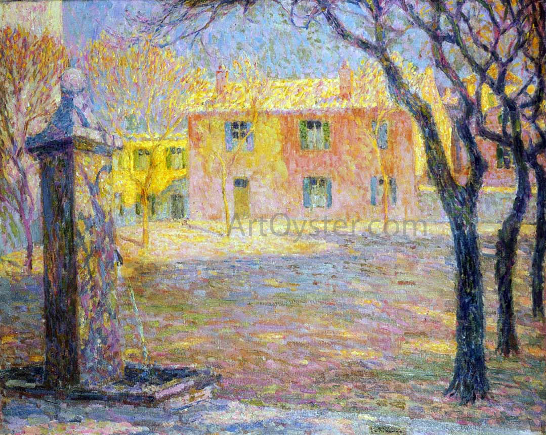 Henri Le Sidaner A Small Villa - Hand Painted Oil Painting