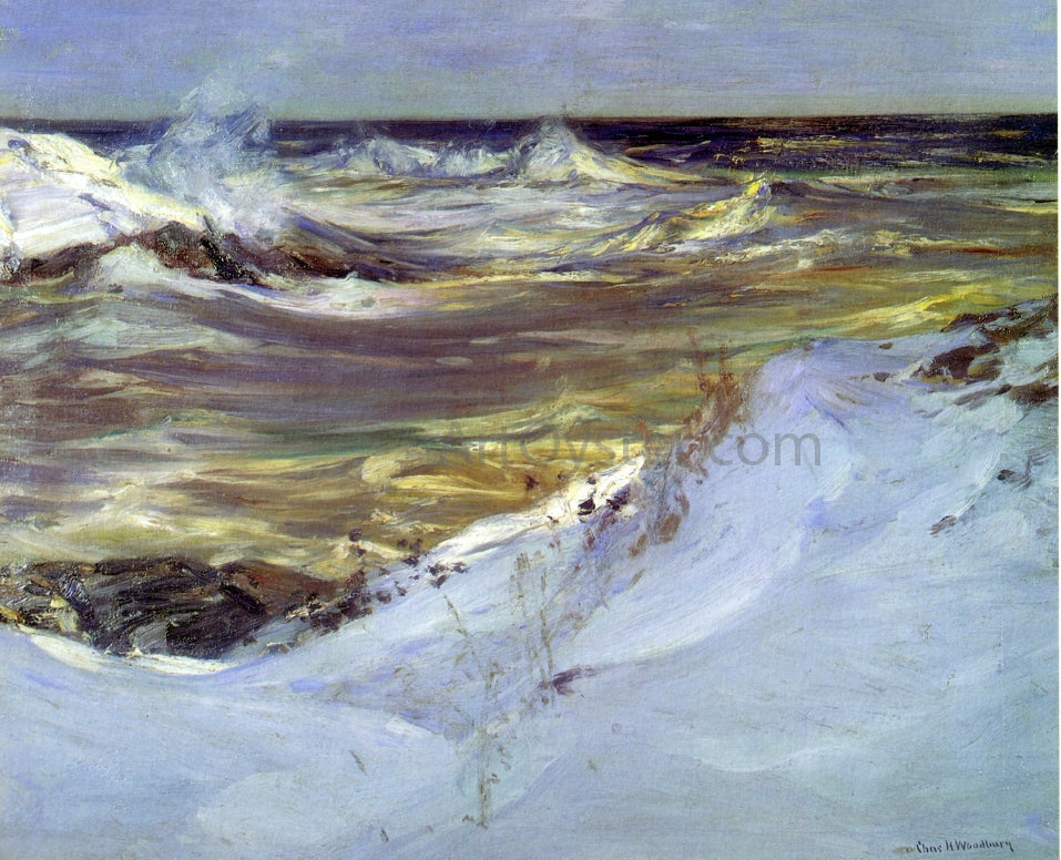 Charles H Woodbury Snow Shadow - Hand Painted Oil Painting