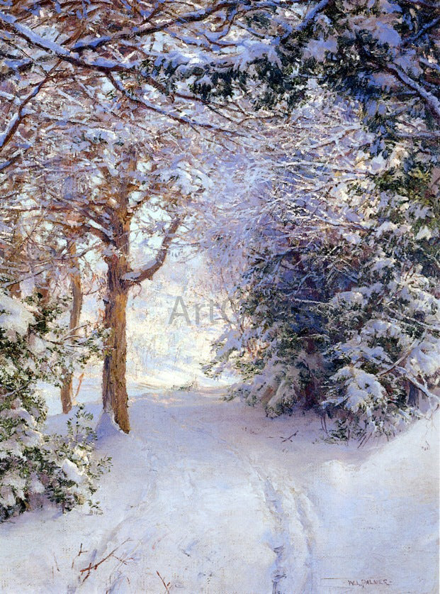 Walter Launt Palmer Snowy Landscape - Hand Painted Oil Painting