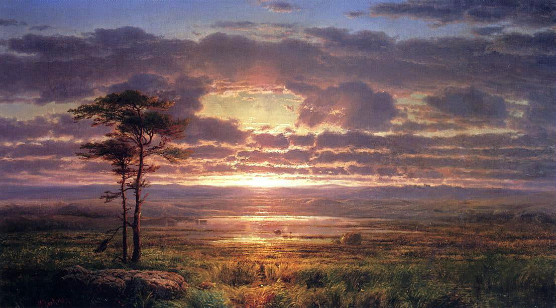 Louis Remy Mignot Solitude - Hand Painted Oil Painting