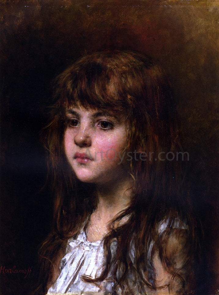 Alexei Alexeievich Harlamoff Sonia - Hand Painted Oil Painting