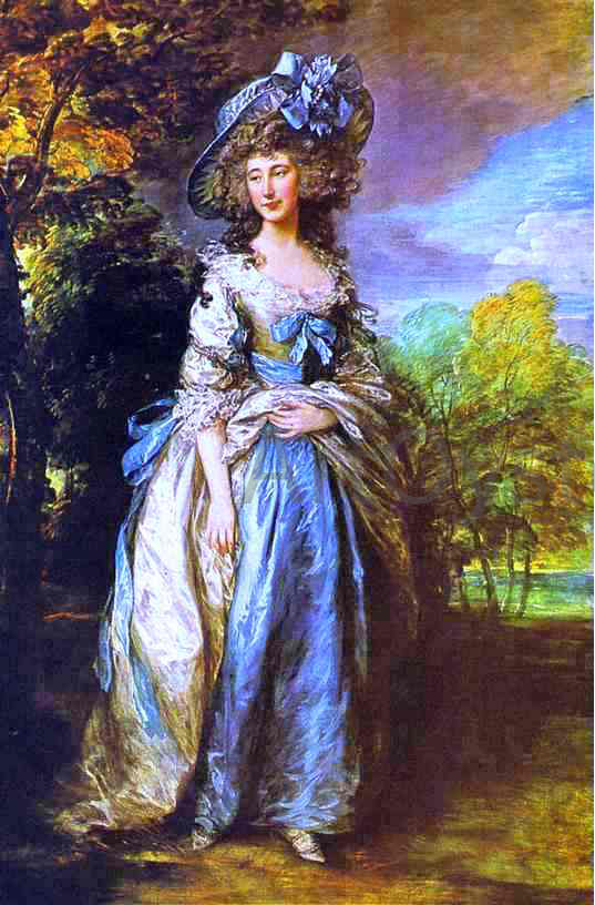Thomas Gainsborough Sophia Charlotte, Lady Sheffield - Hand Painted Oil Painting