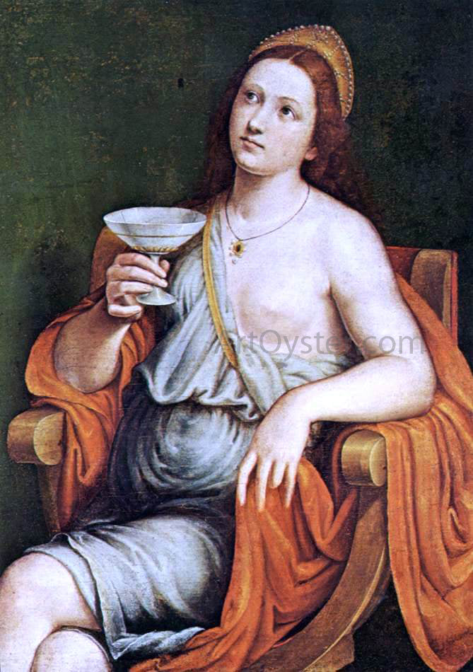 Giovanni Francesco Caroto Sophonisba Drinking the Poison - Hand Painted Oil Painting