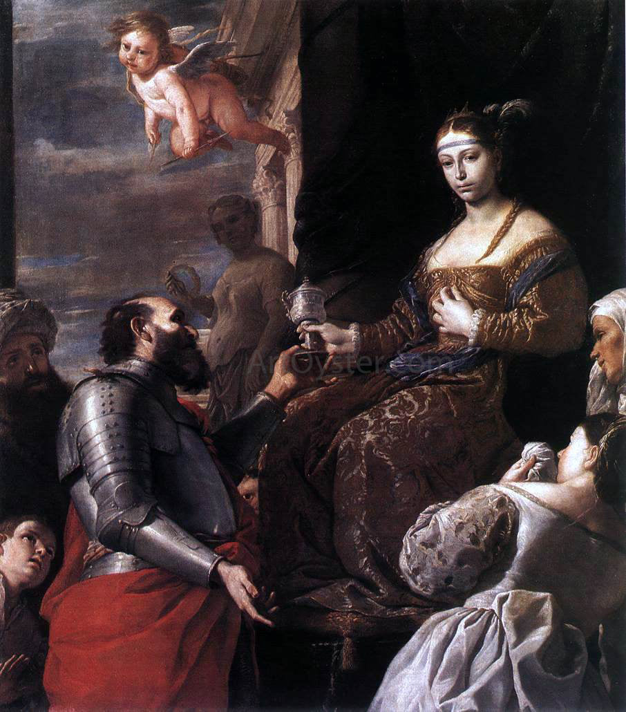  Mattia Preti Sophonisba Receiving the Goblet - Hand Painted Oil Painting
