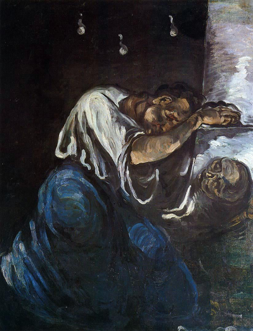 Paul Cezanne Sorrow (also known as The Magdalen) - Hand Painted Oil Painting
