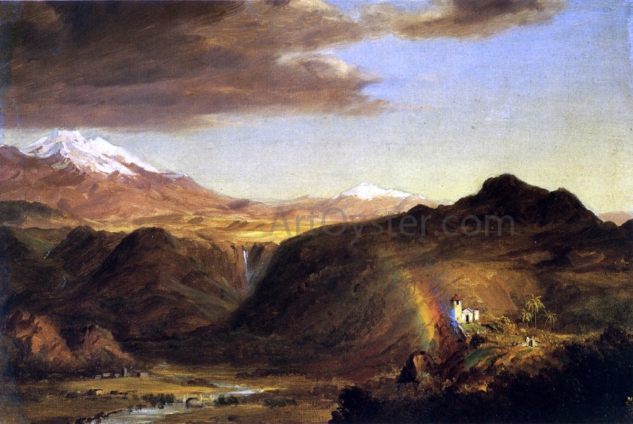 Frederic Edwin Church South American Landscape - Hand Painted Oil Painting