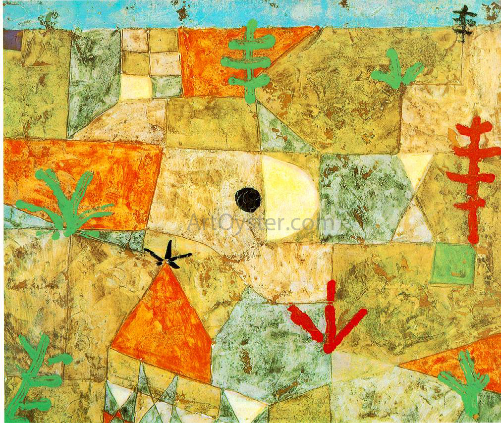 Paul Klee Southern Gardens - Hand Painted Oil Painting