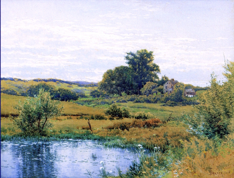 Alfred Thompson Bricher Sparklilng Summer - Hand Painted Oil Painting