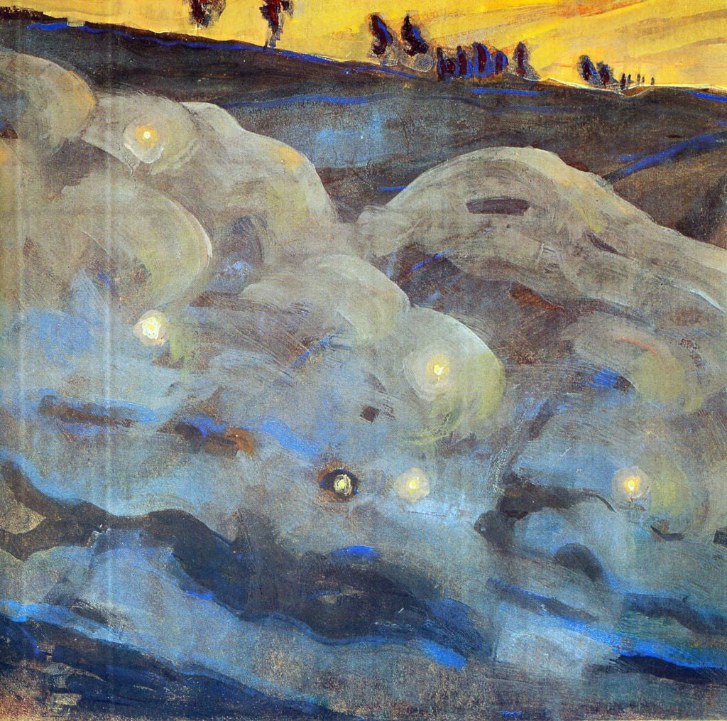 Mikalojus Ciurlionis Sparks - Hand Painted Oil Painting