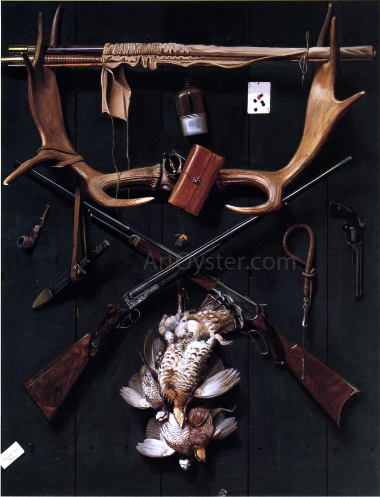 Alexander Pope Sportsman's Still Life - Hand Painted Oil Painting