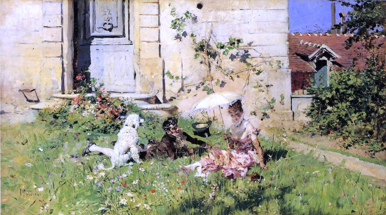 Giovanni Boldini Spring - Hand Painted Oil Painting