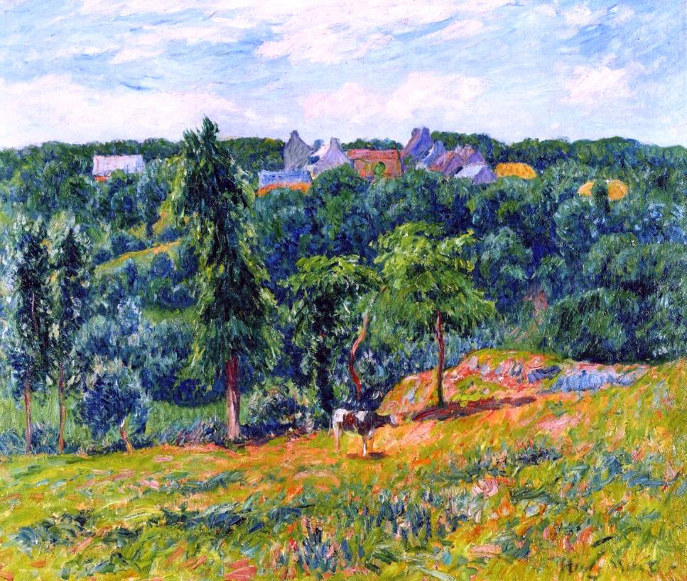  Henri Moret Spring at Clohars - Hand Painted Oil Painting