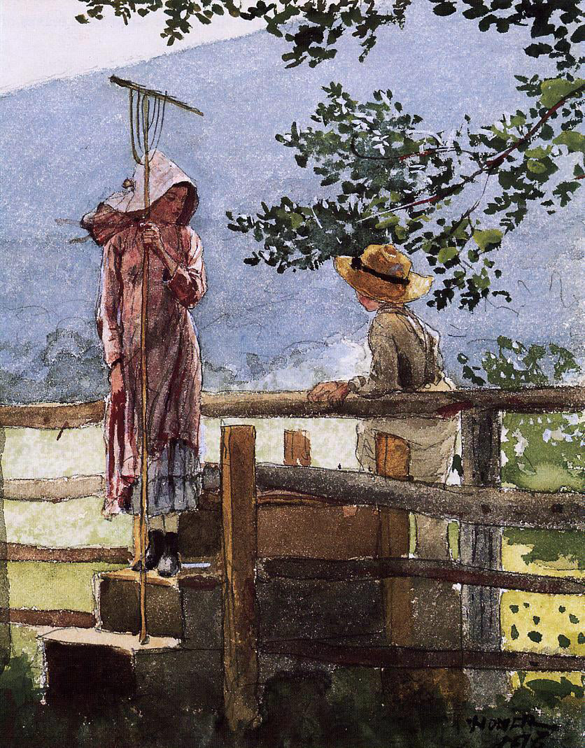 Winslow Homer Spring - Hand Painted Oil Painting