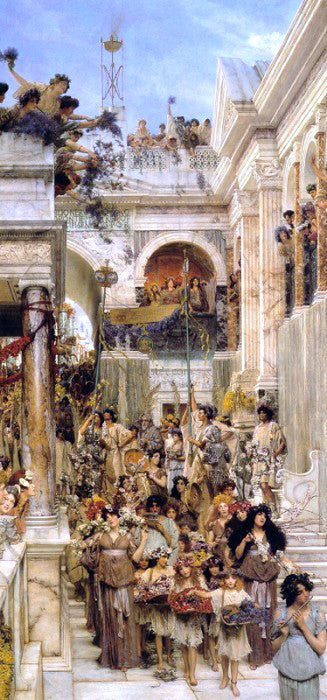 Sir Lawrence Alma-Tadema Spring - Hand Painted Oil Painting