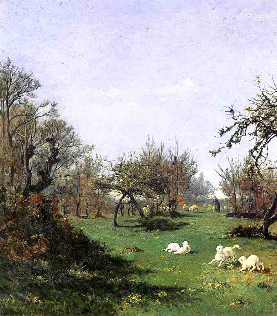 William Lamb Picknell Spring in Pont Aven - Hand Painted Oil Painting