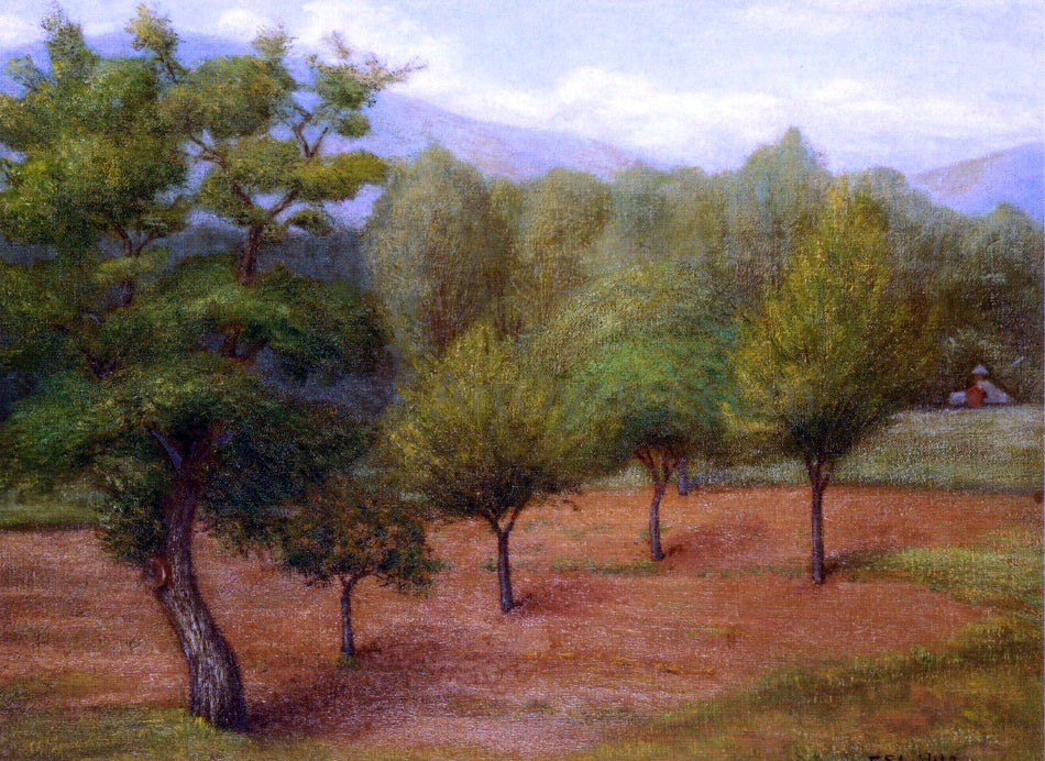 Edward Stieglitz Spring Landscape - Hand Painted Oil Painting