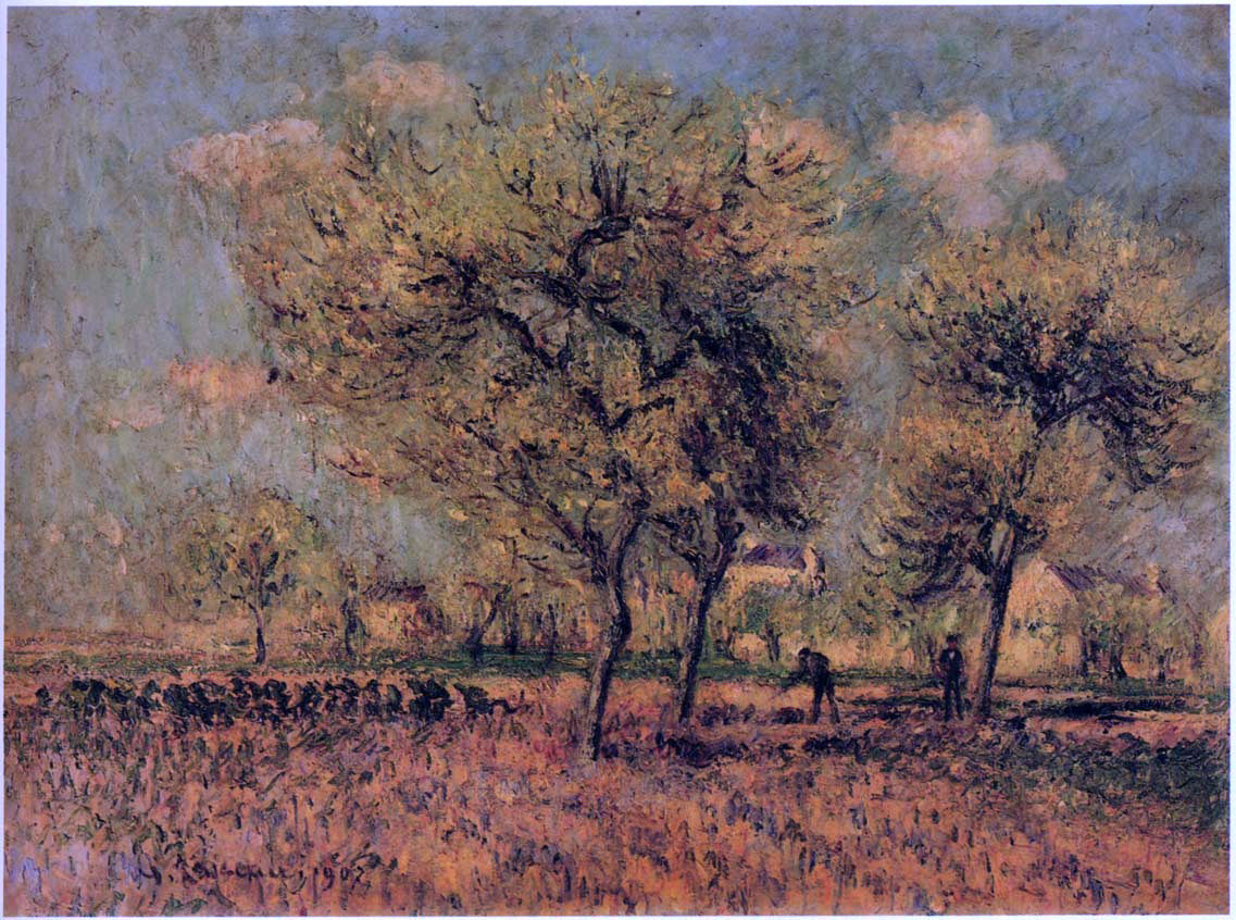 Gustave Loiseau Spring Landscape - Hand Painted Oil Painting