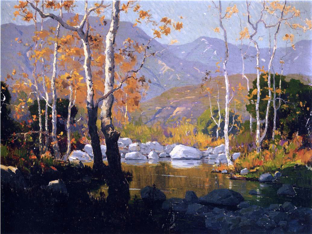 Elmer Wachtel Spring Landscape - Hand Painted Oil Painting
