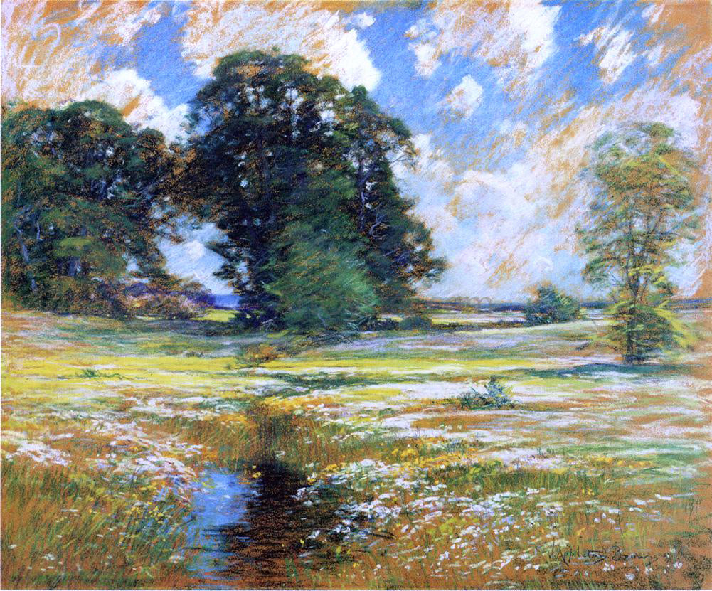 John Appleton Brown Spring Marshland - Hand Painted Oil Painting